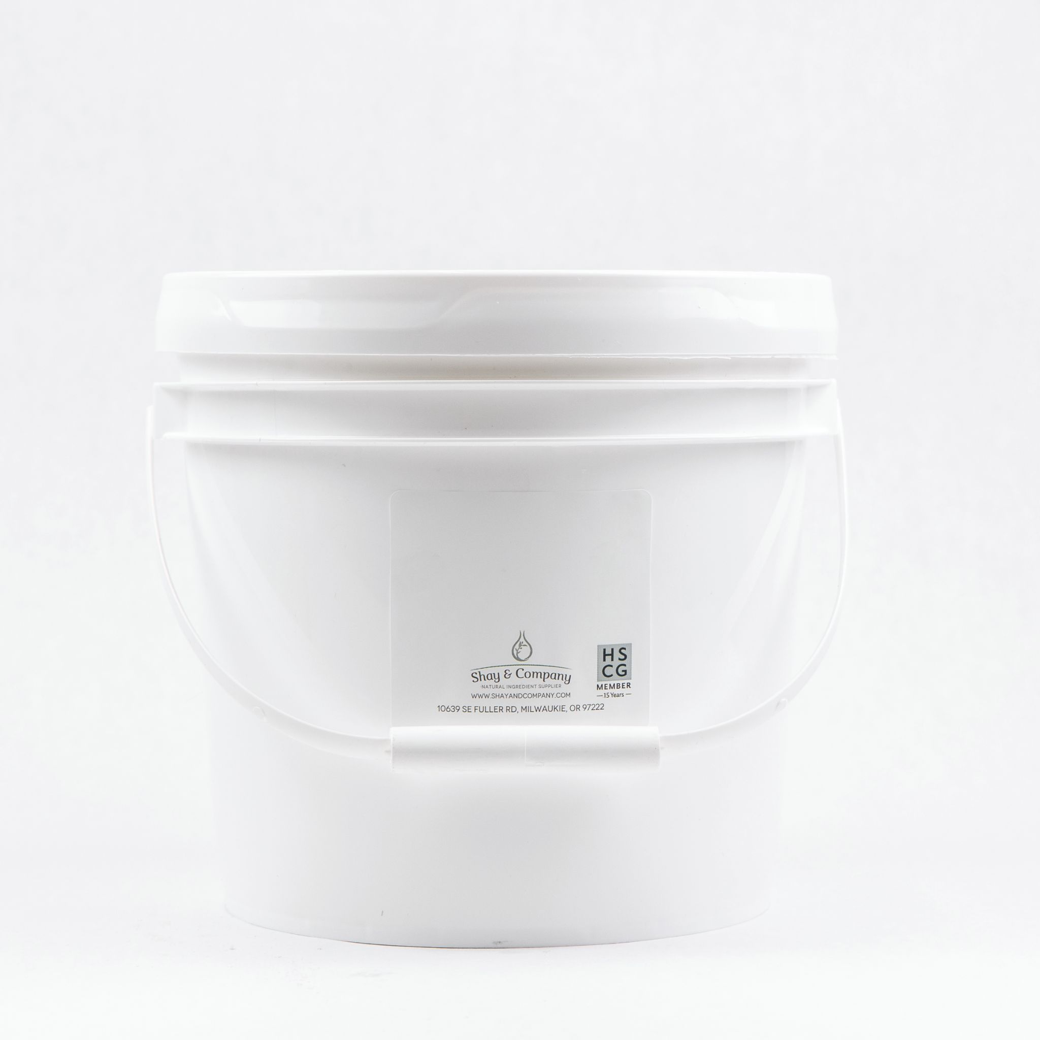 1 GALLON WHITE BUCKET WITH LID