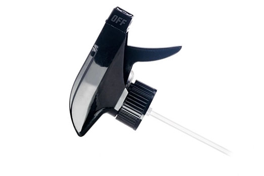 8OZ AND 16OZ BLACK TRIGGER SPRAYERS 28/400 (BOTTLES SOLD SEPARATELY)