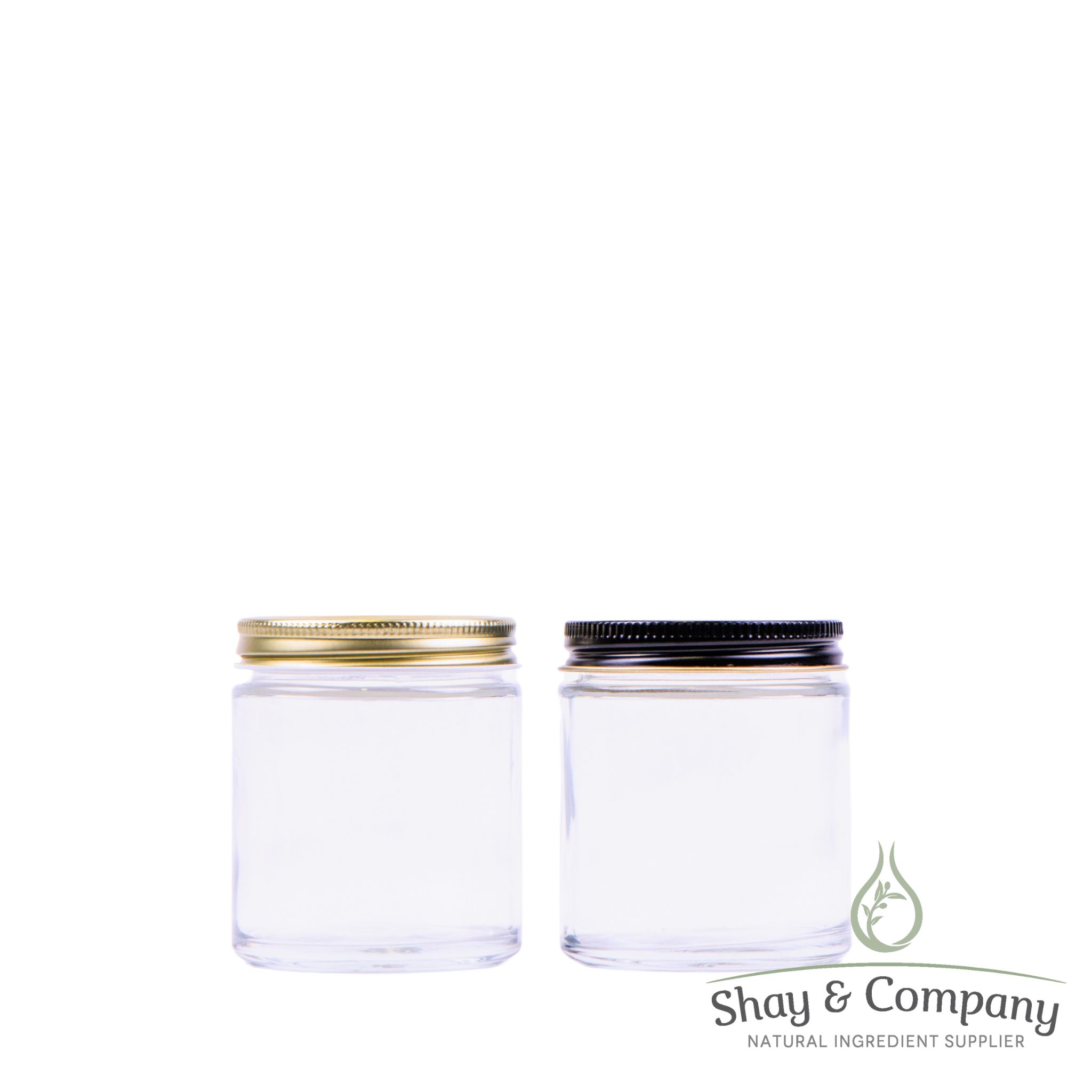 4OZ Clear Glass Jars 58/400 (Lid options listed)  **New Pricing!!